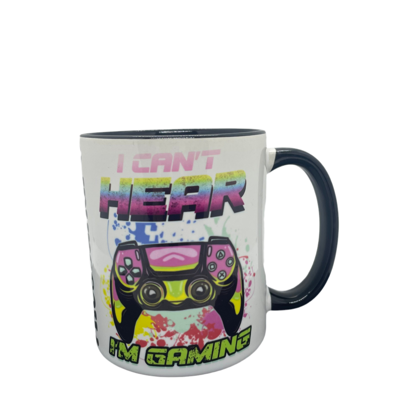 Game On“Gamertasse Namenstasse,Kontroller Motivtasse in 2 Varianten, Geschenk für Kinder und Erwachsene,personalisiert