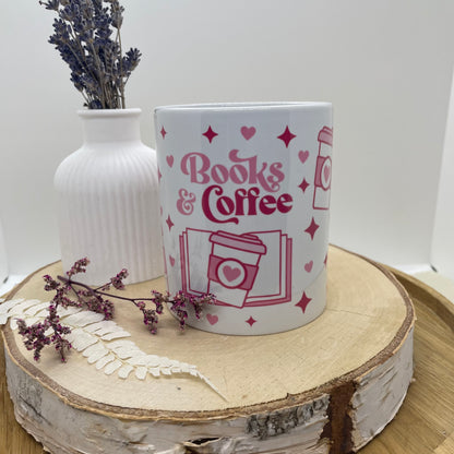 Keramiktasse 325ml- Books&Coffee