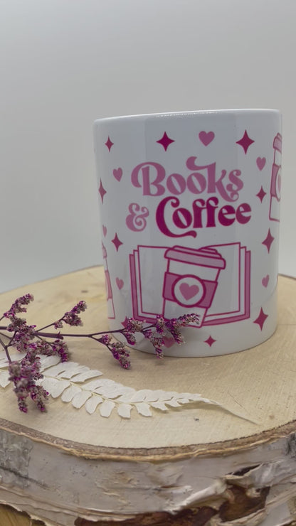 Keramiktasse 325ml- Books&Coffee